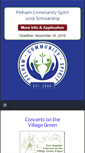 Mobile Screenshot of pelhamcommunityspirit.org
